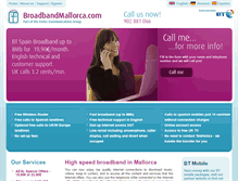 Tablet Screenshot of broadbandmallorca.com